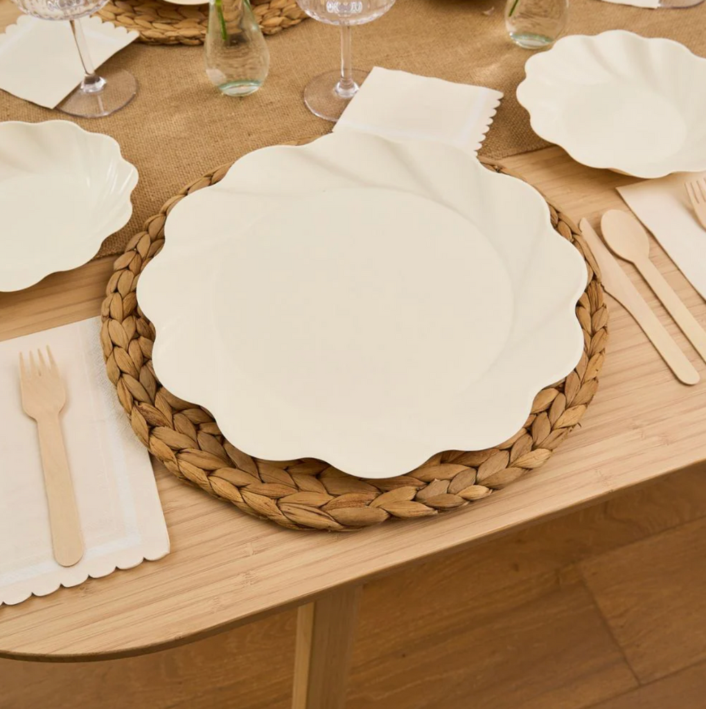 Simply Eco XL Dinner Plates - Cream