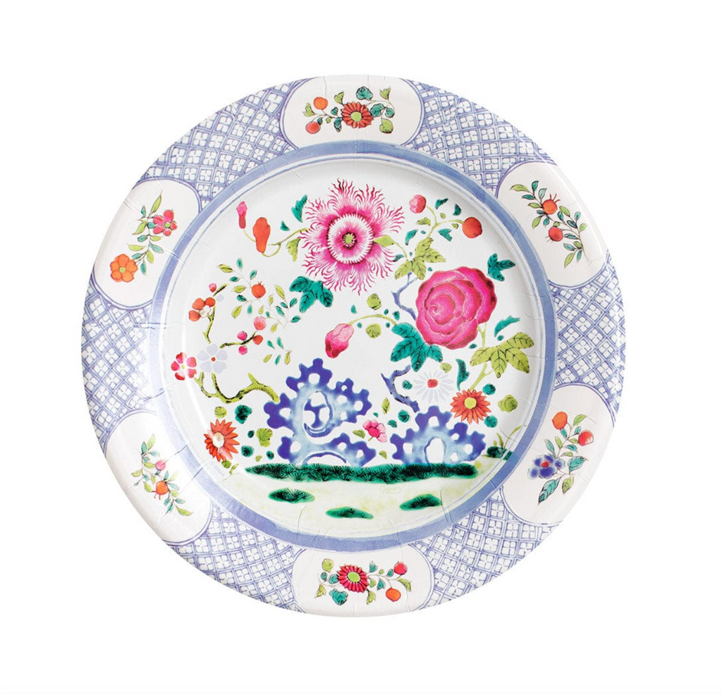 Floral Porcelain Salad Plates