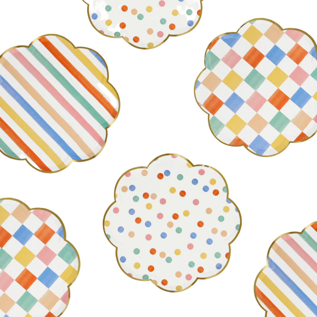 Colorful Pattern Small Plates