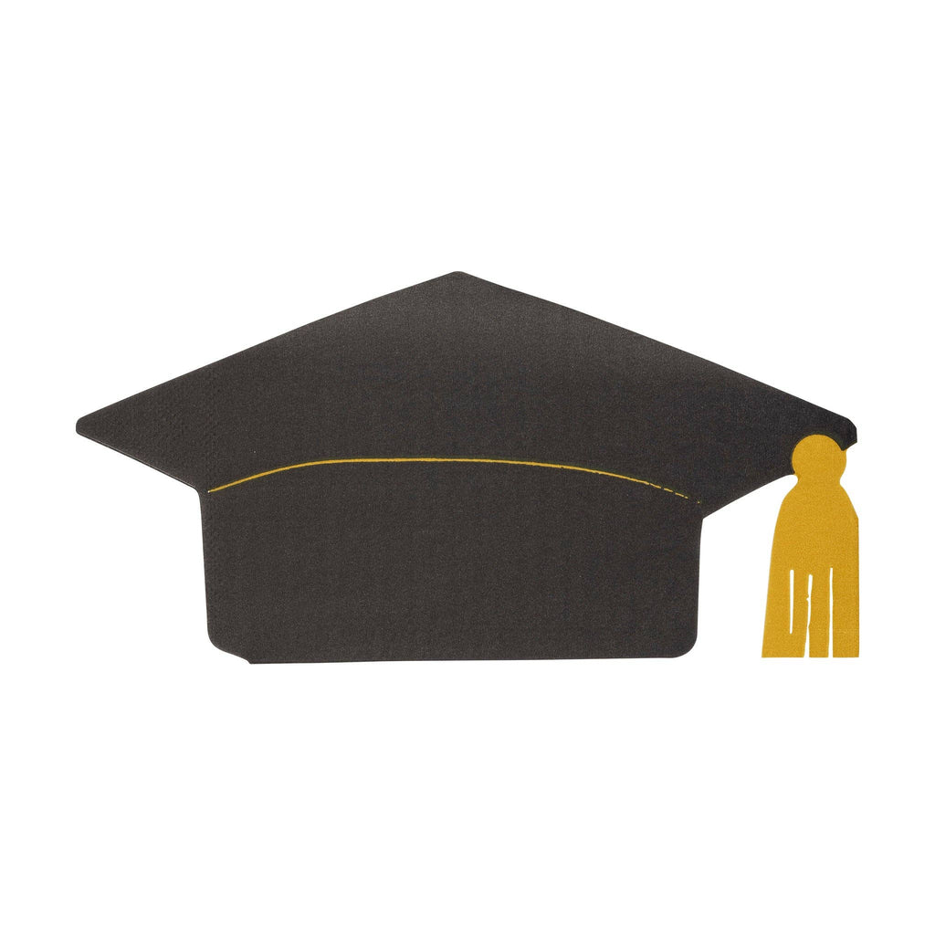 Graduation Cap Shaped Paper Napkin