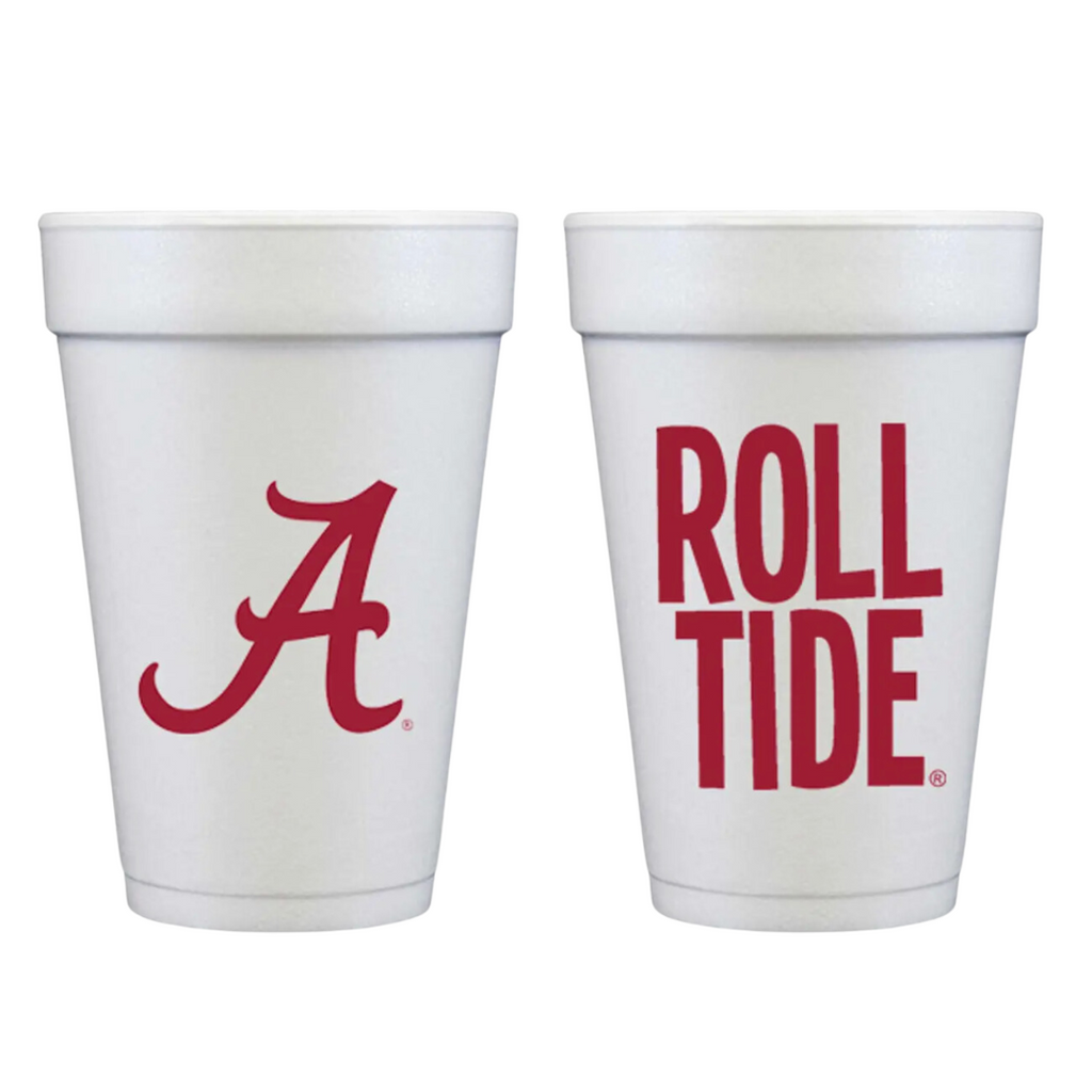 Alabama Foam Cups - Roll Tide