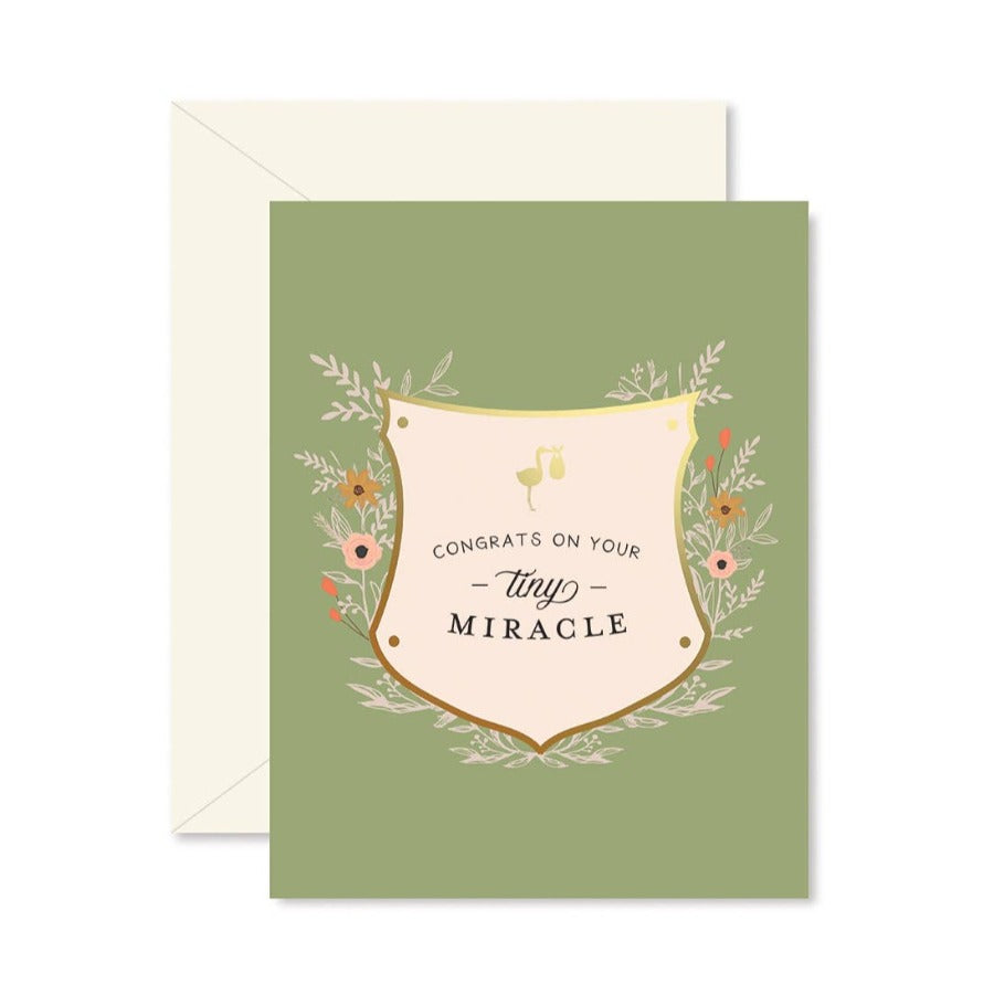 Tiny Miracle Baby Card