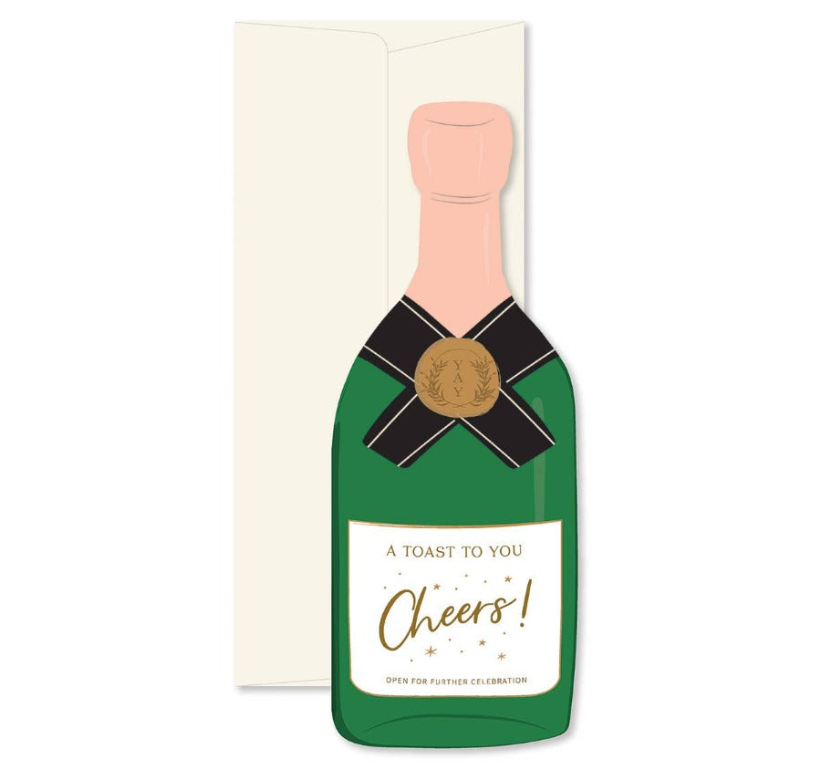 Champagne Congrats Card