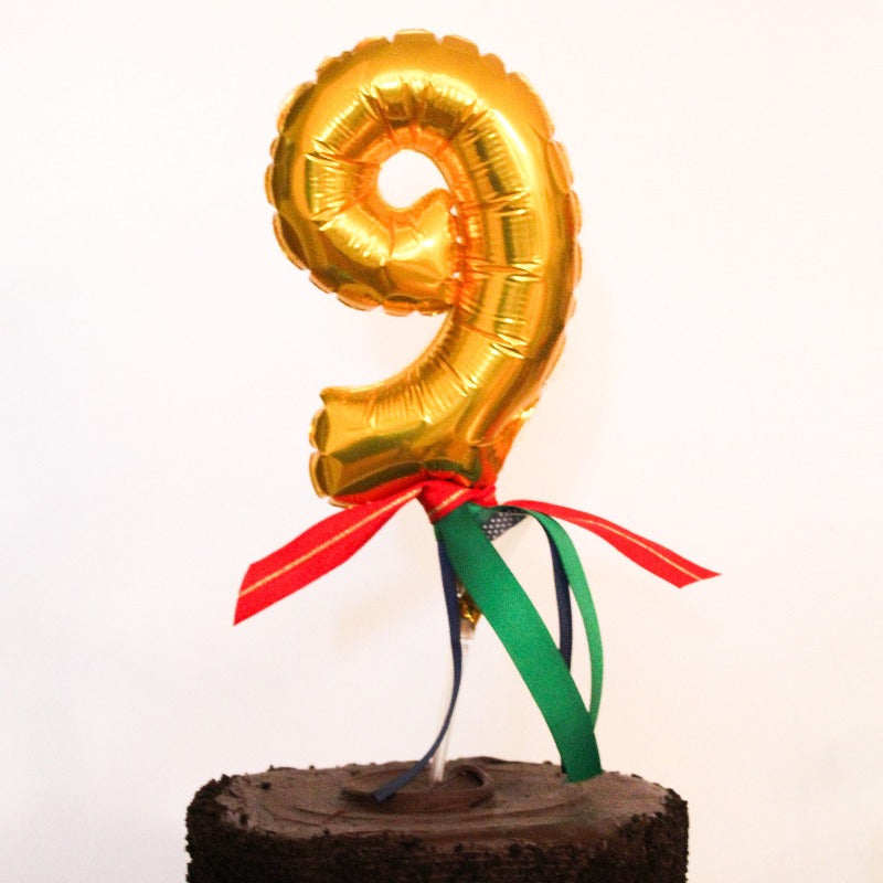 Balloon Number Cake Topper (Choose Number)