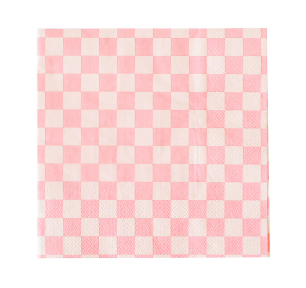 Check It! Tickle Me Pink Napkin
