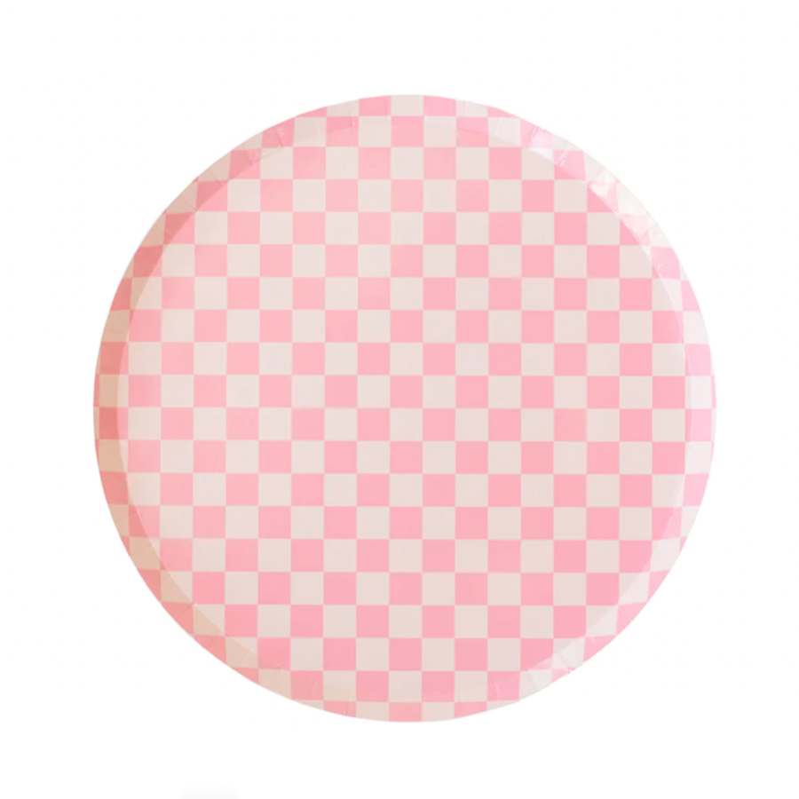 Check It! Tickle Me Pink Plates - Small