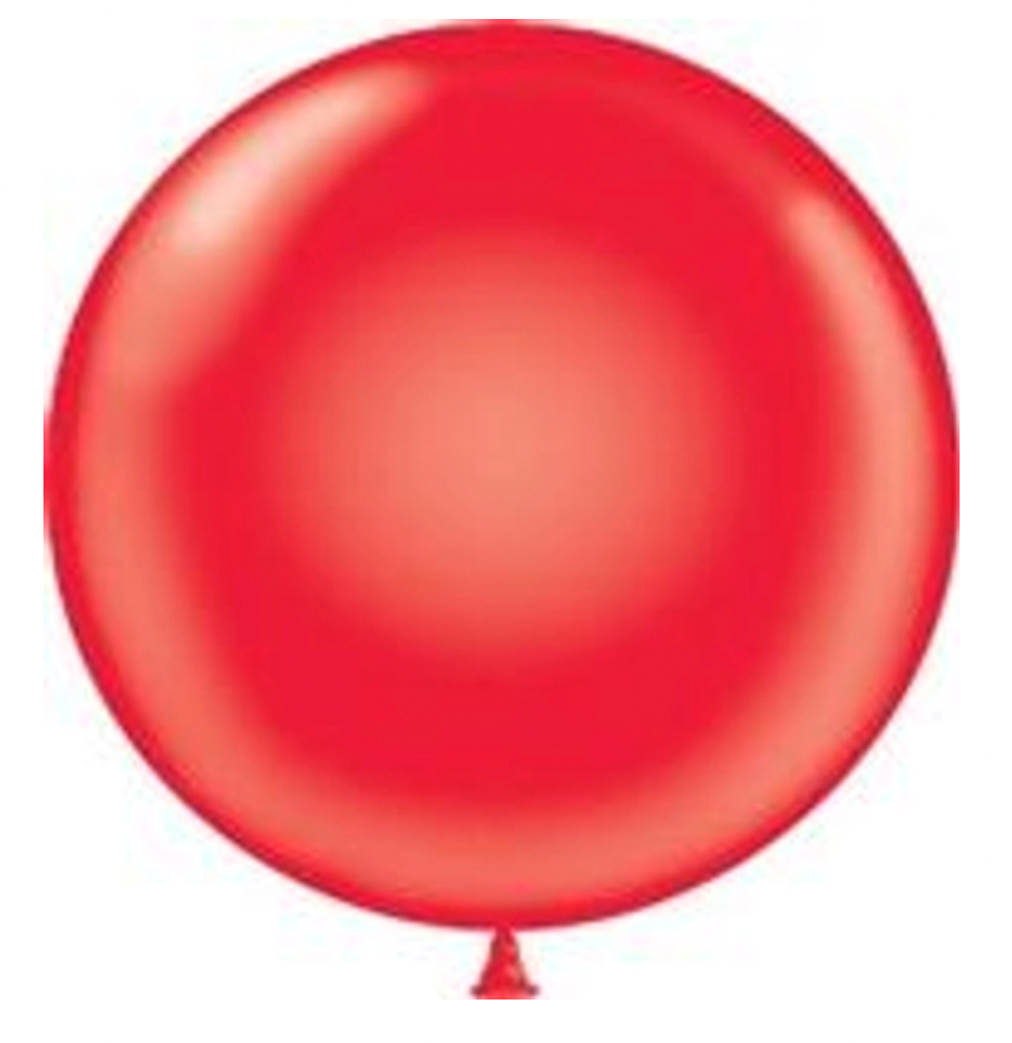 Red 3' Latex Balloon (T)