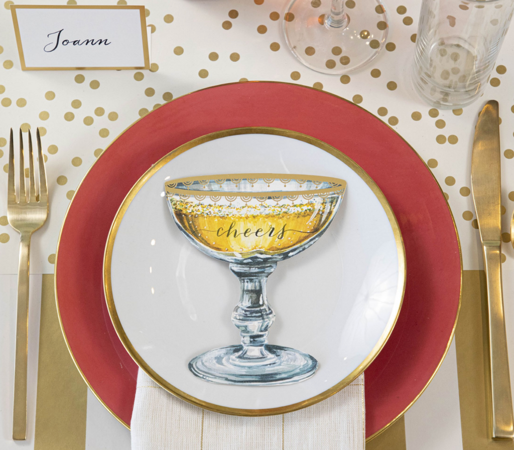 Confetti Dot Placemats - Gold