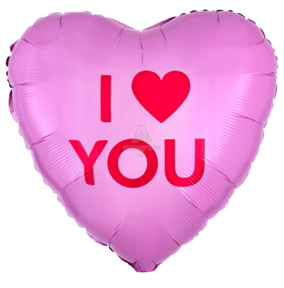 I Love You Candy Heart Balloon