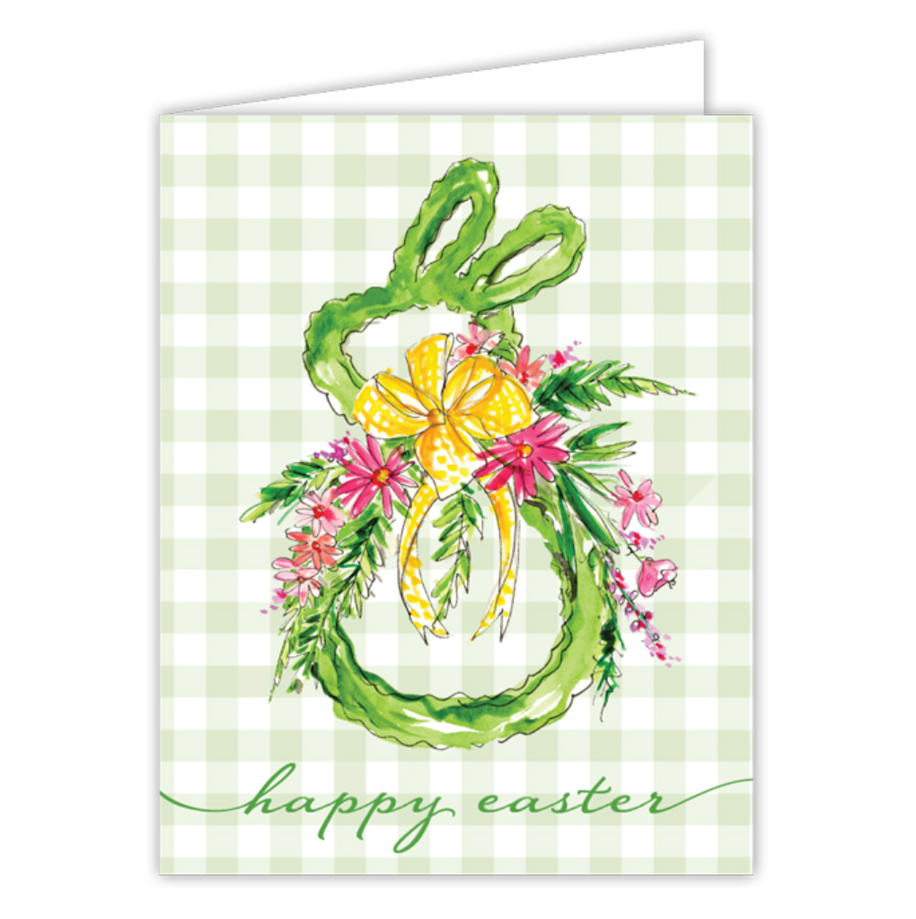 Bunny Topiary Easter Card