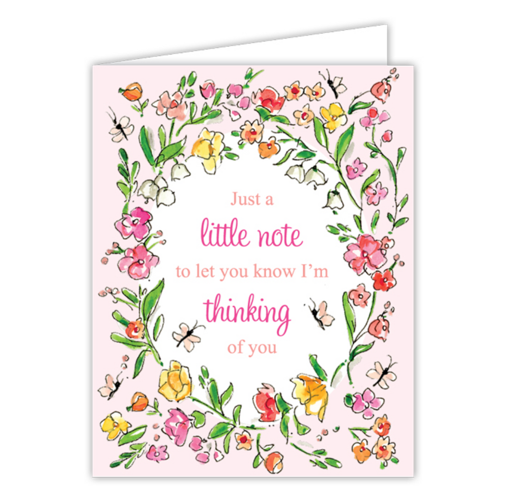 Just a Little Note Thinking of You Card