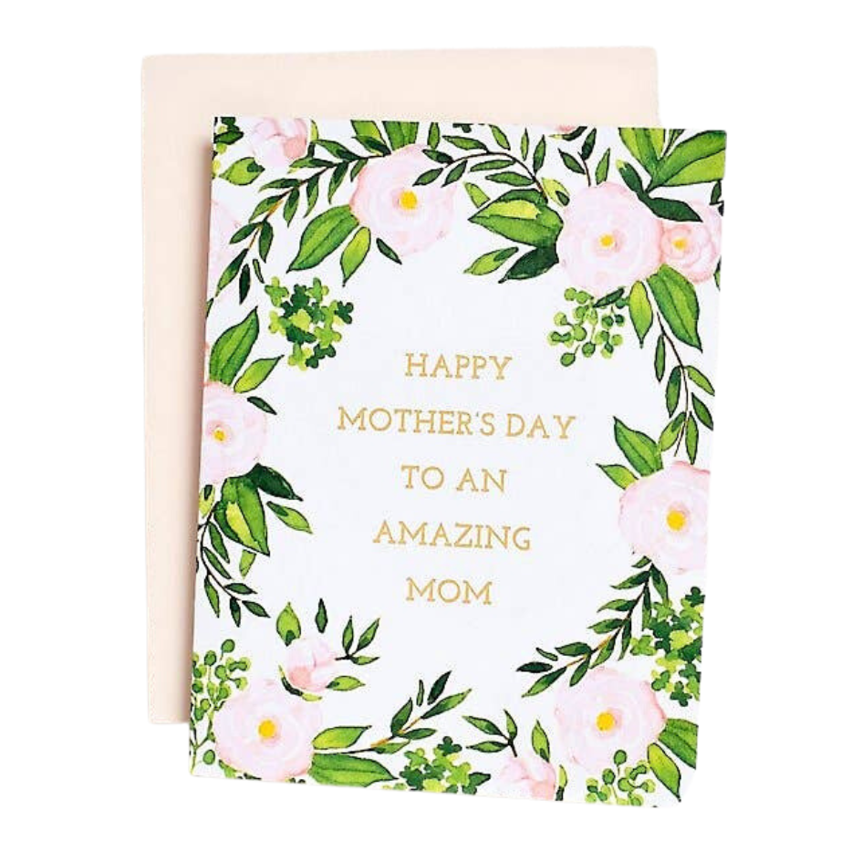 Amazing Mom Floral Mother's Day Card