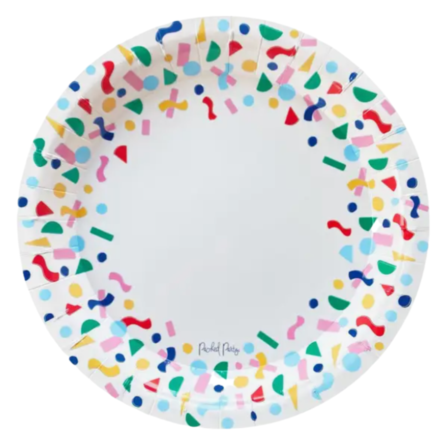Color Me Fun Plates - Lg