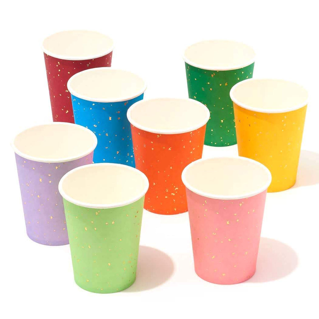 paper source multi color cups