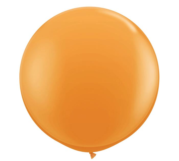 3' Orange Jumbo Balloons