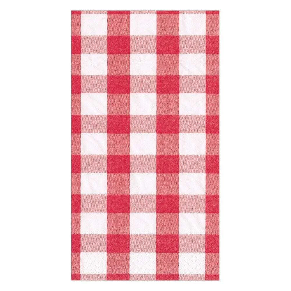 Red Gingham Guest Napkins