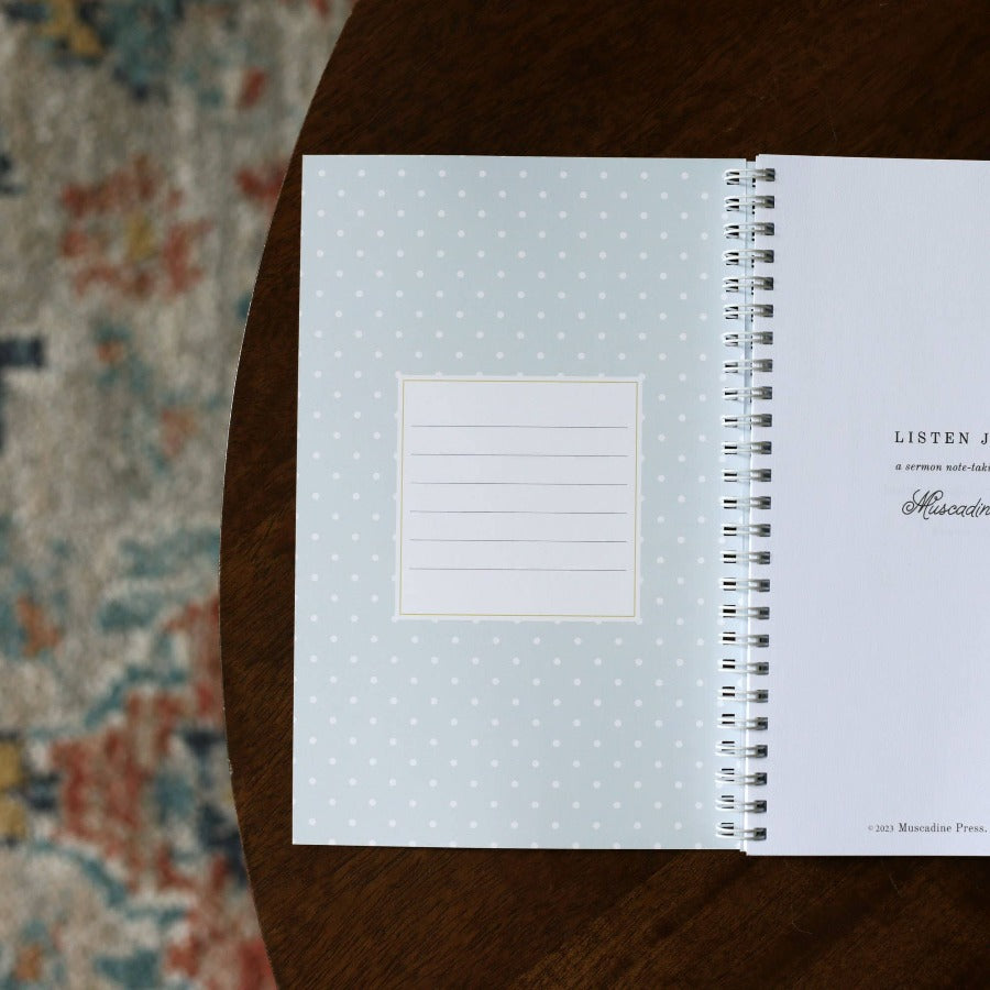 Marigold Floral Sermon Notebook