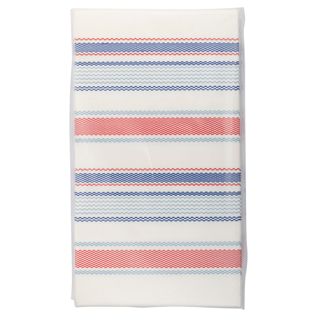 Patriotic Stripe Paper Guest Napkin