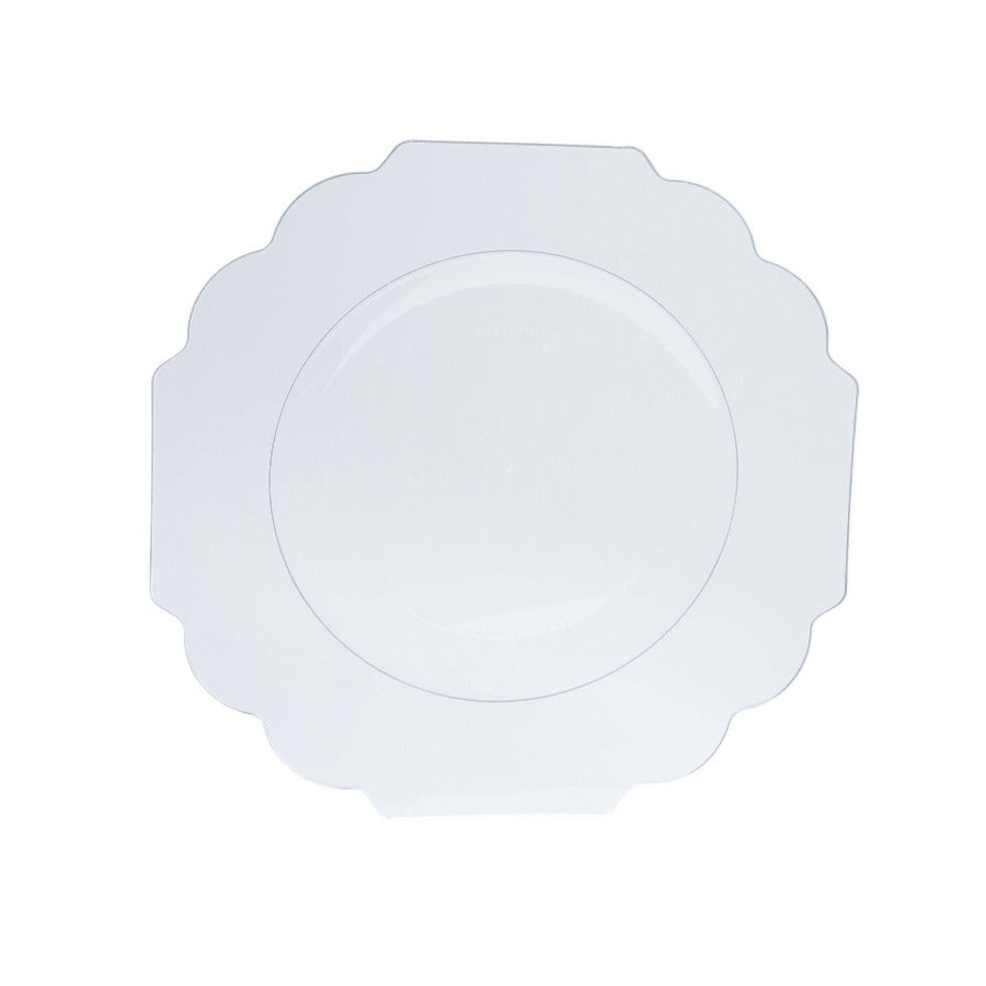 clear plastic small plates