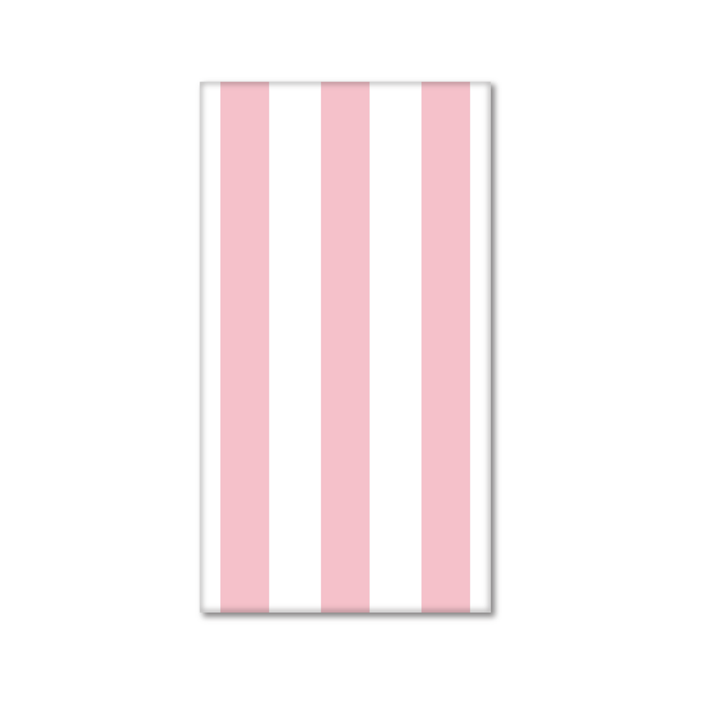 Petal Pink Cabana Stripe Guest Napkins