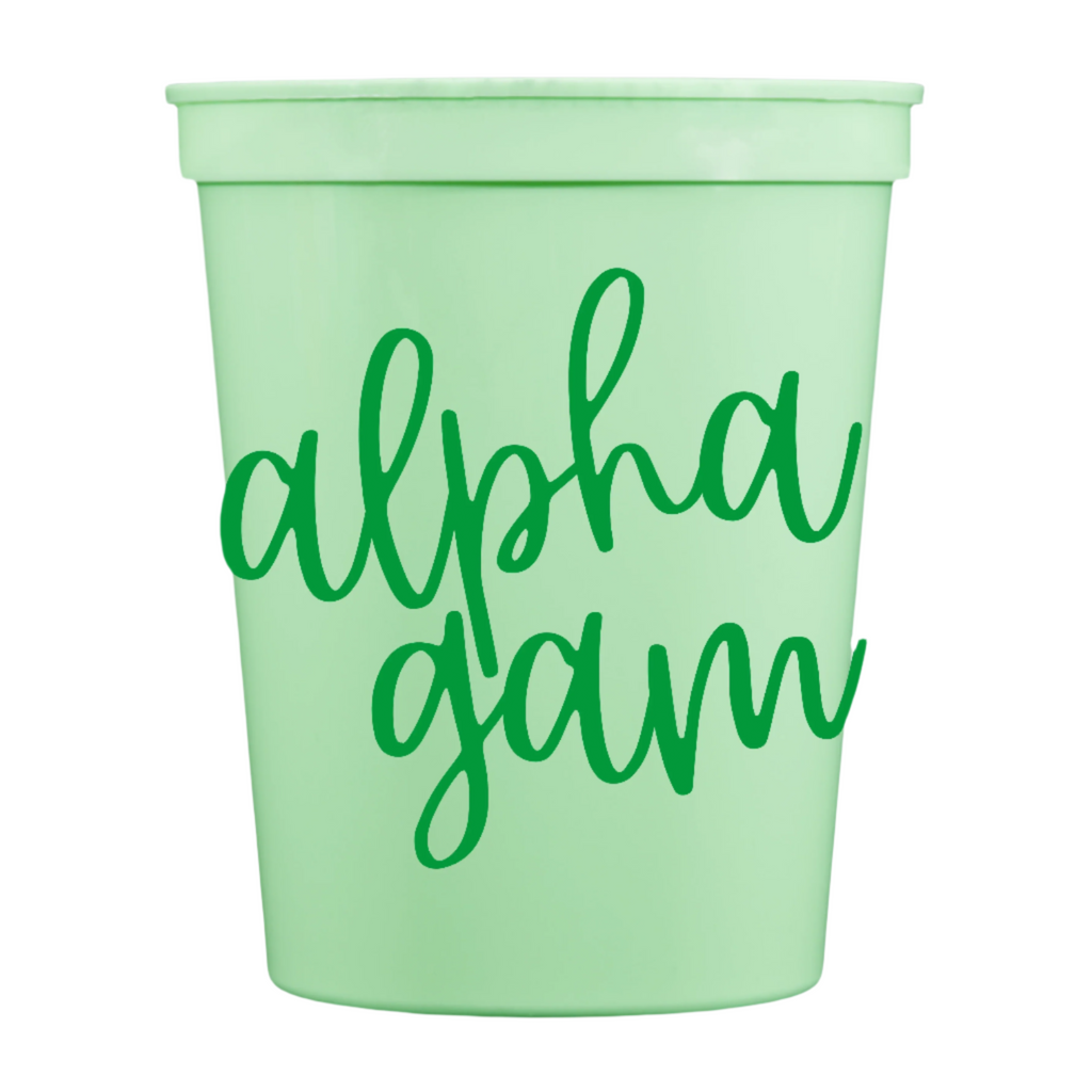 MadHouse Alpha Gamma Delta Stadium Cups