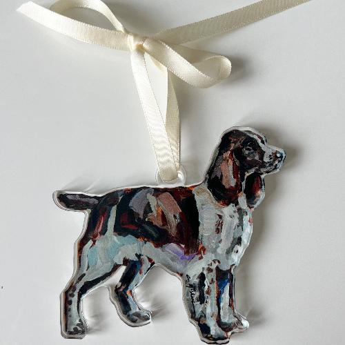  Art English Springer Spaniel Ornament 