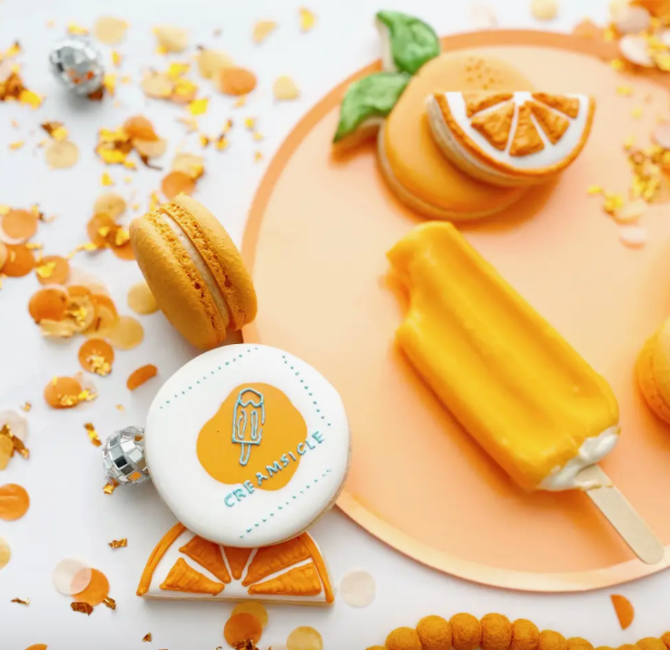 Orange Creamsicle Artisan Confetti