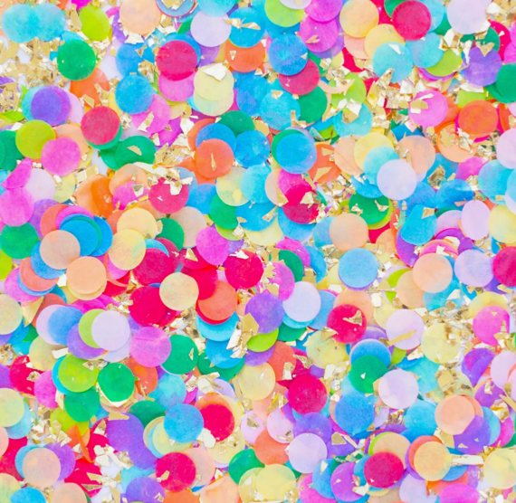 Rainbow Artisan Confetti