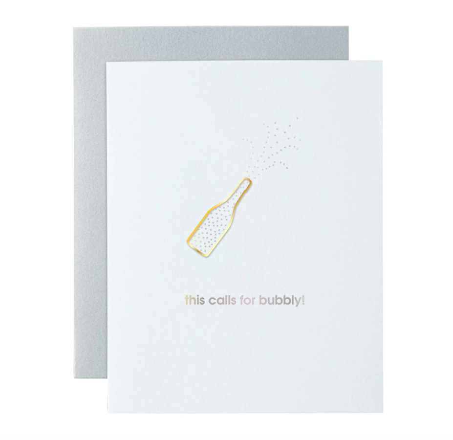 This Calls for Bubbly PaperClip Card