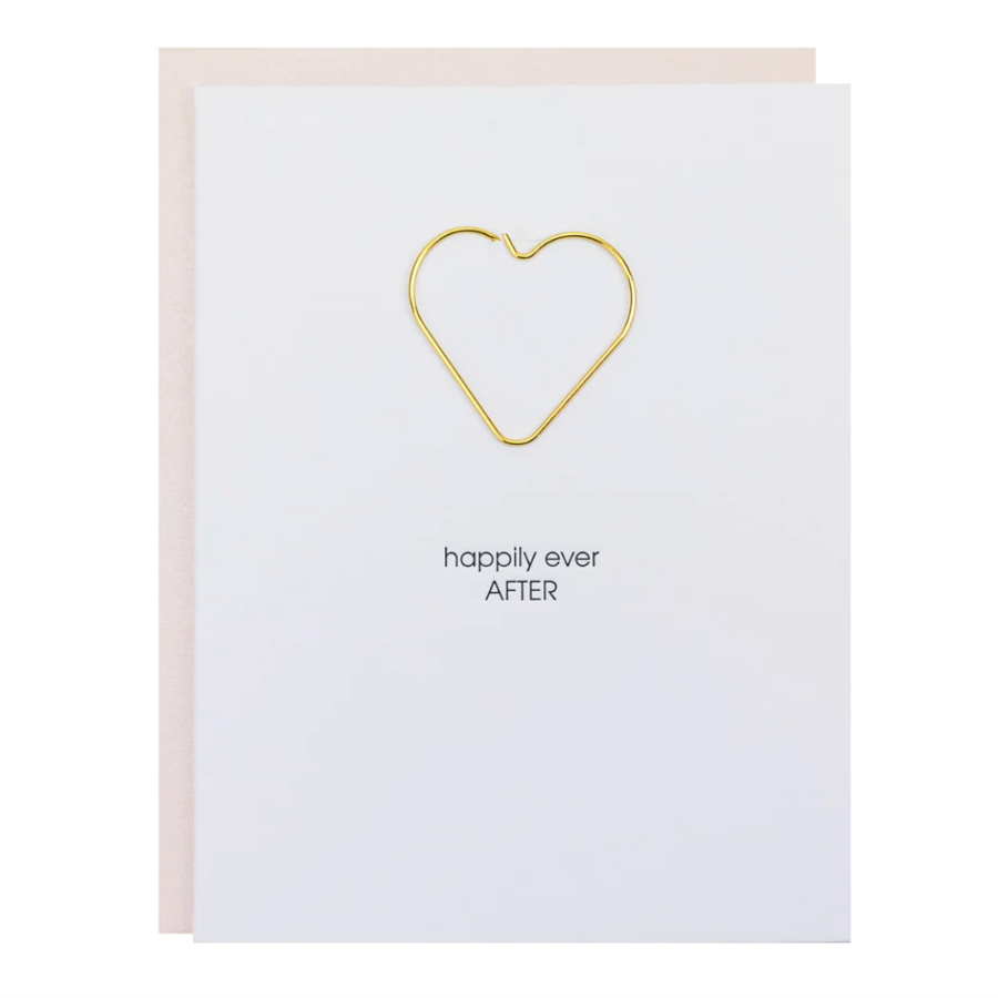 Happily Ever After - Heart PaperClip Card