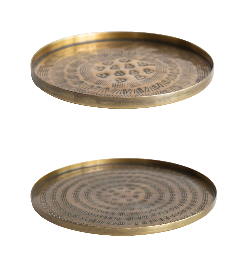 Round Decorative Trays (Choose Size)