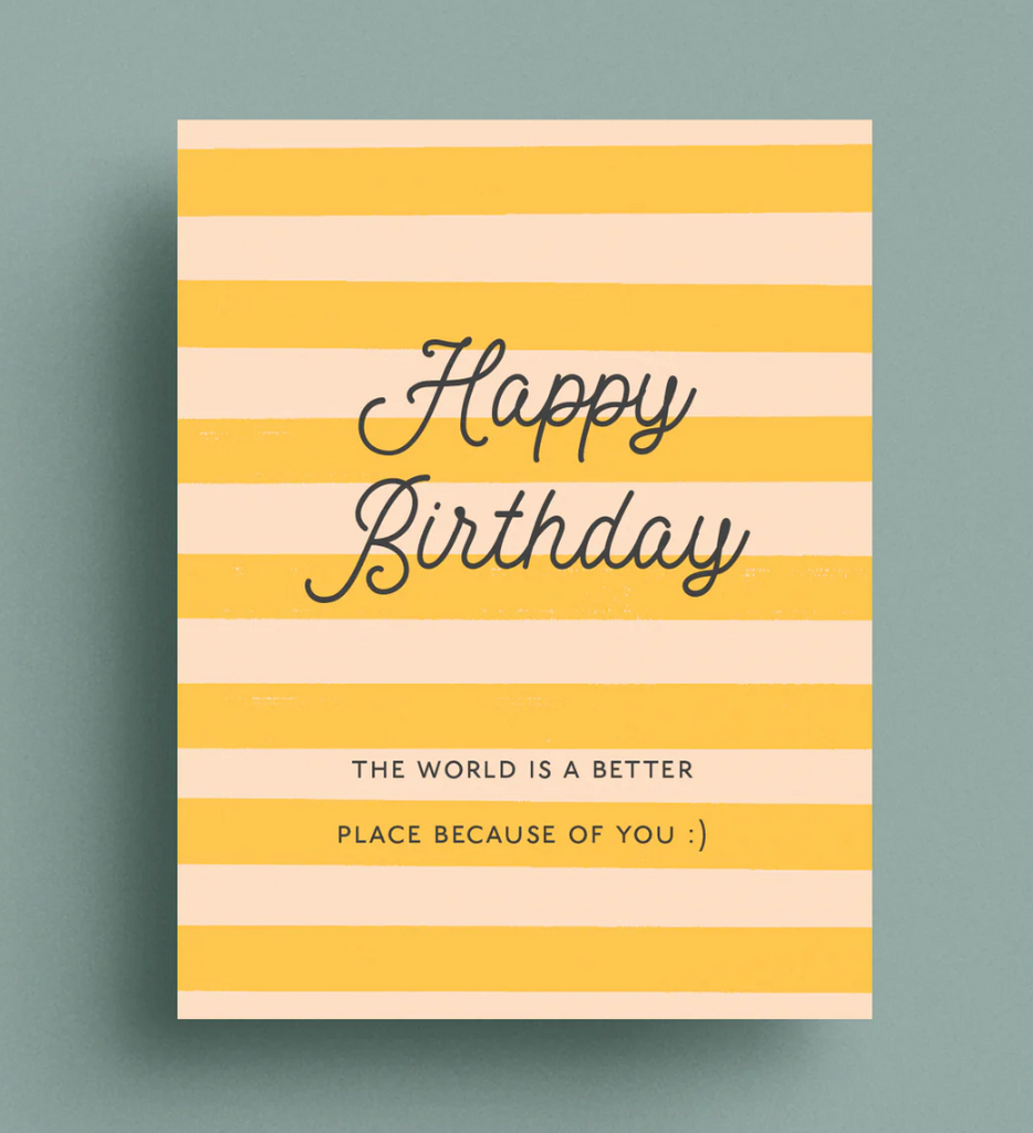 Better Place Birthday Card