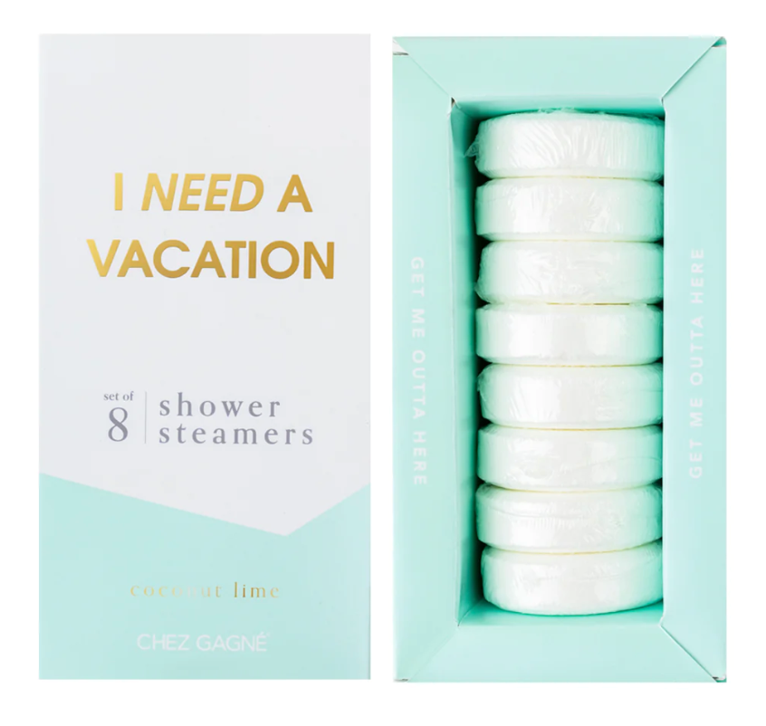 I Need a Vacation Shower Steamers - Coconut Lime