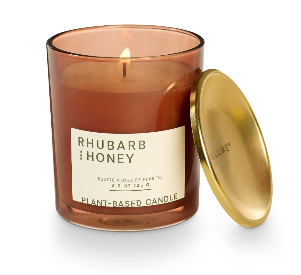 Rhubarb and Honey Candle