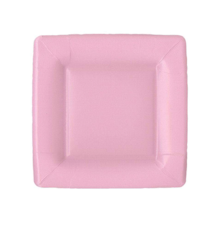 Pink Grosgrain Salad Plate