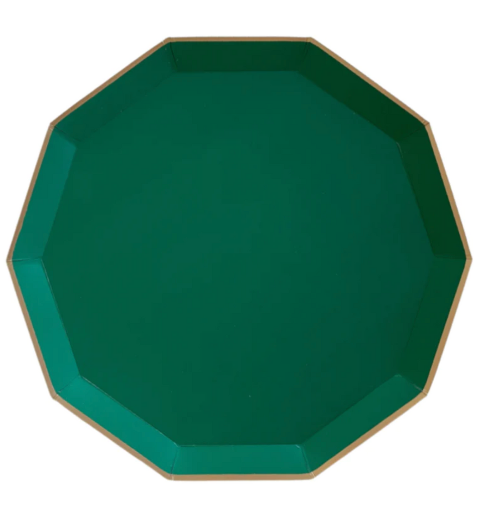 Emerald Green Dinner Plates