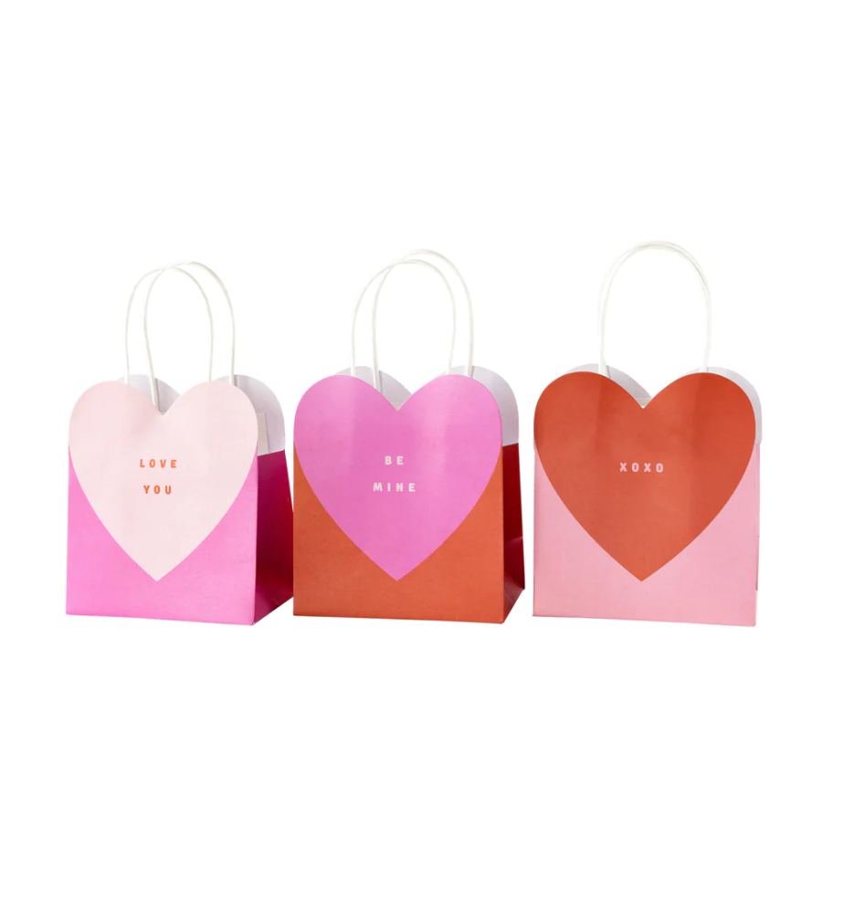 Valentine Heart Treat Bags