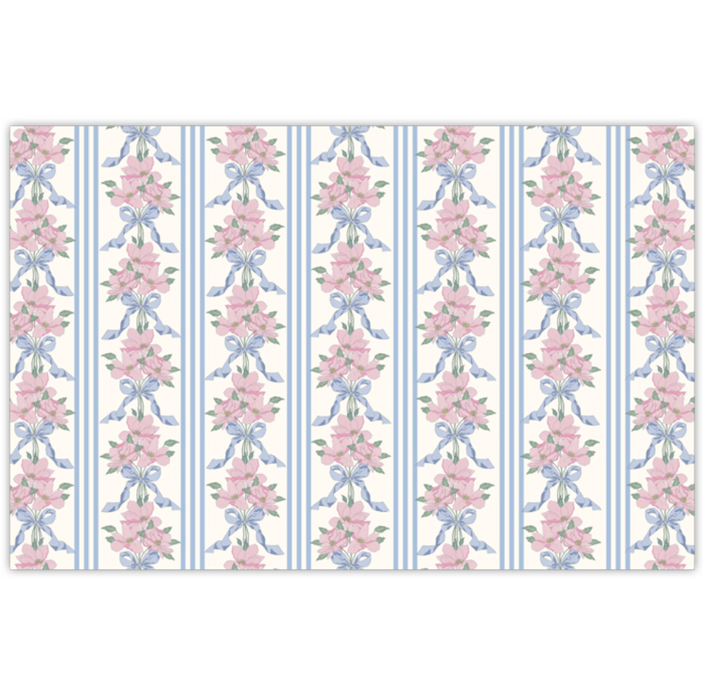 French Blue Bouquet Placemats