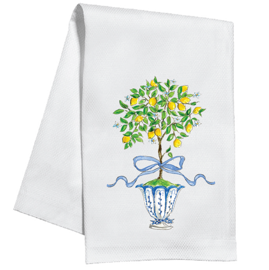 Lemon Topiary Tea Towel