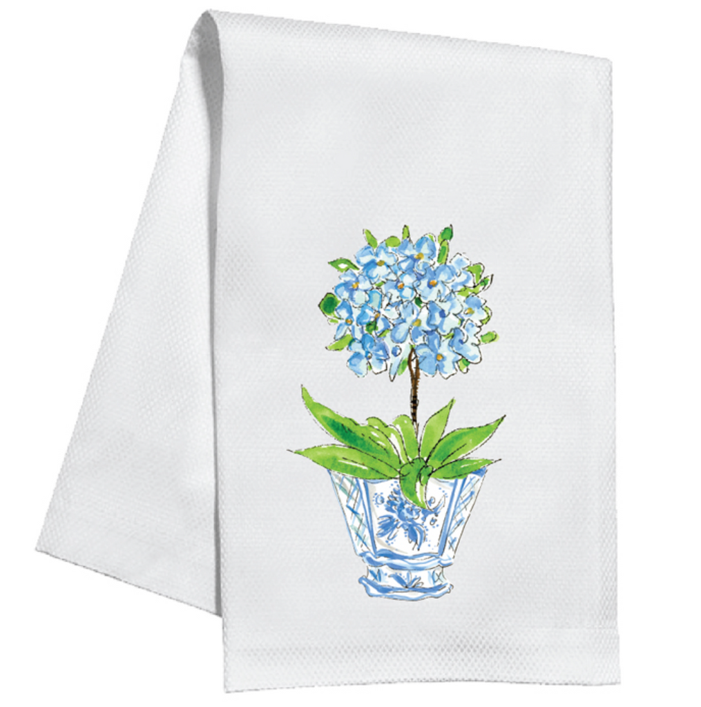 Blue Primrose Tea Towel