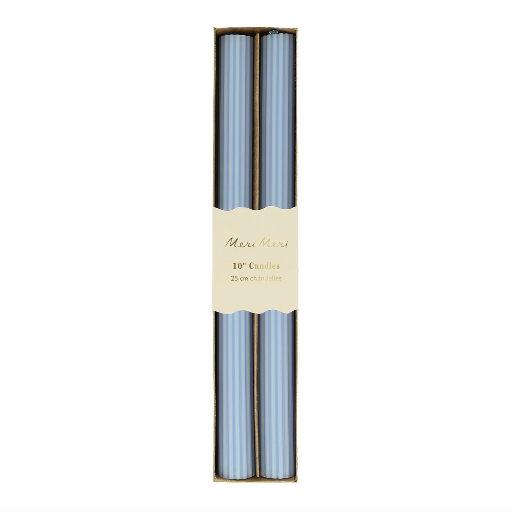 Sky Blue Taper Candles