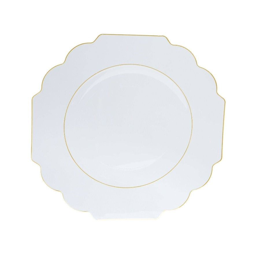 Clear Gold Small Plates