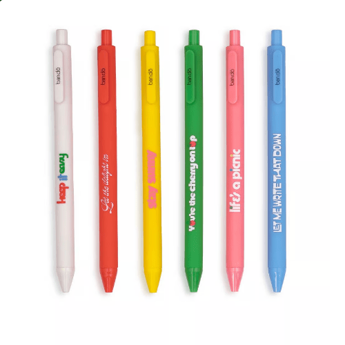 Ban.do Notes and Journals Write On Gel Pen Set