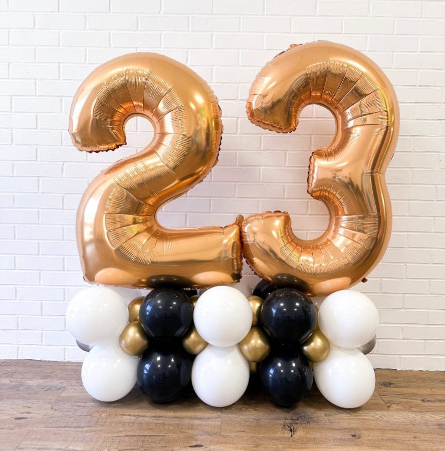 Betallic Balloons Gold Number Balloons (Betallic)