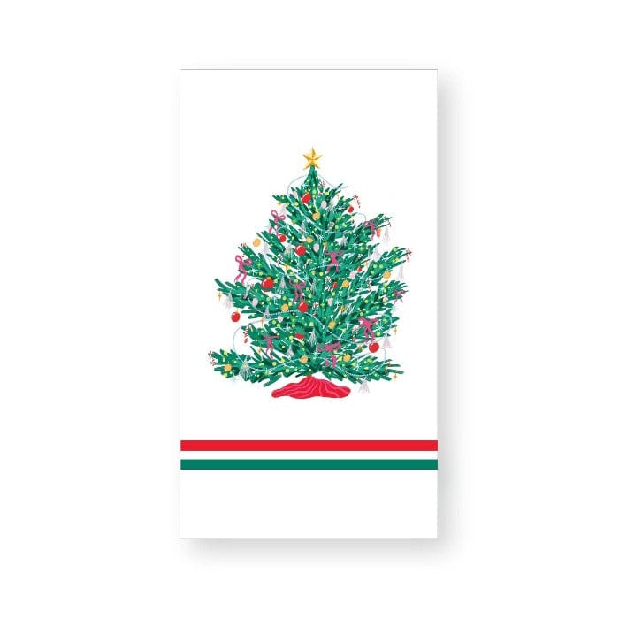 Bonjour Fête Christmas Christmas Tree Guest Towels