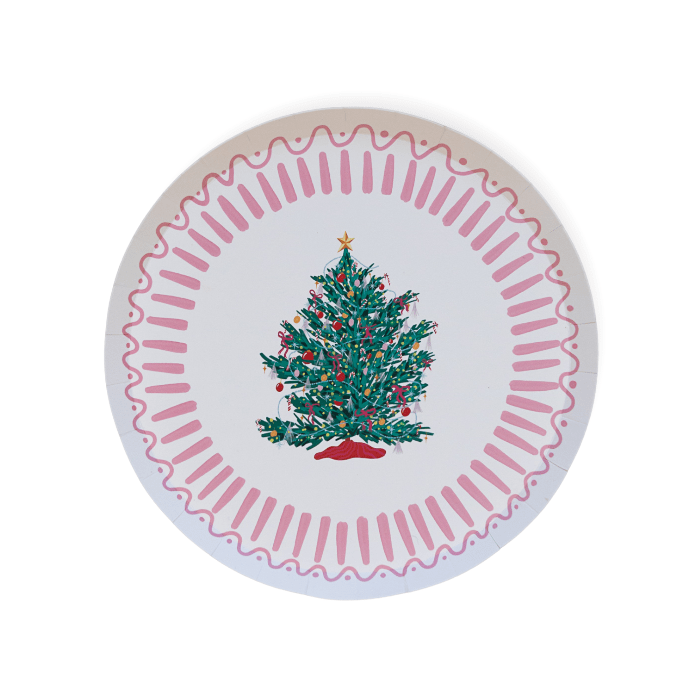 Bonjour Fête Christmas Christmas Tree Small Plates