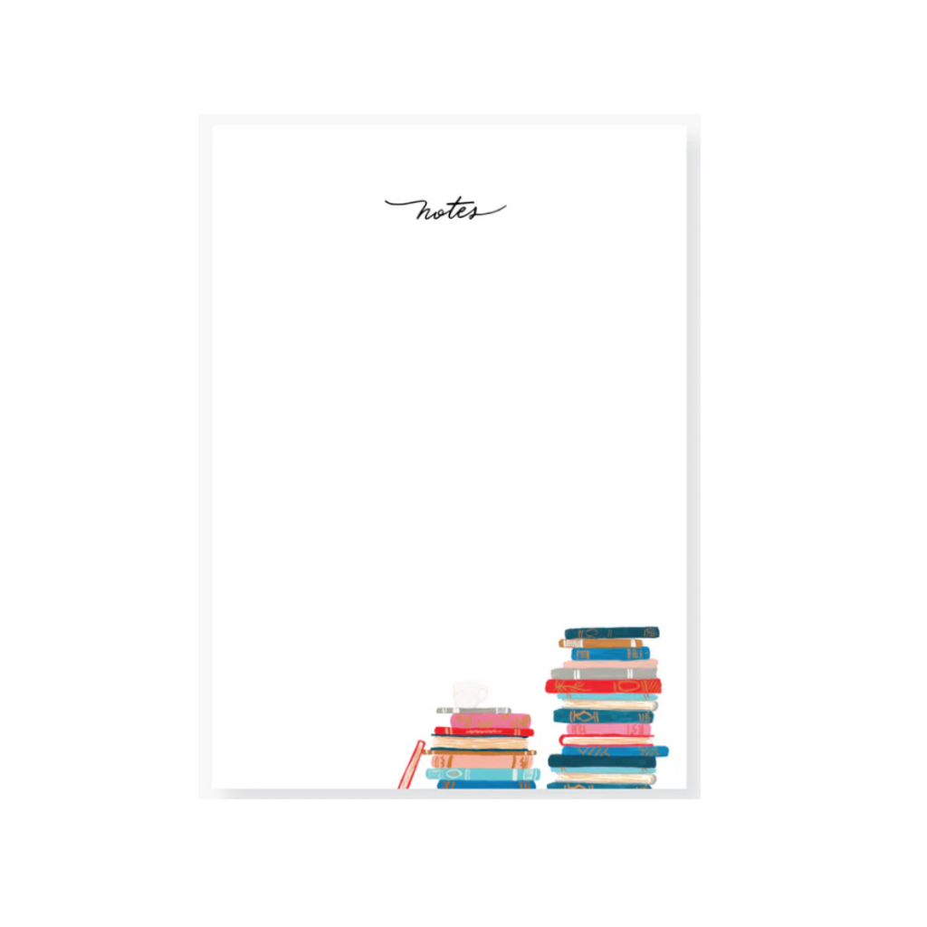 Book Stack Chubby Note Pad