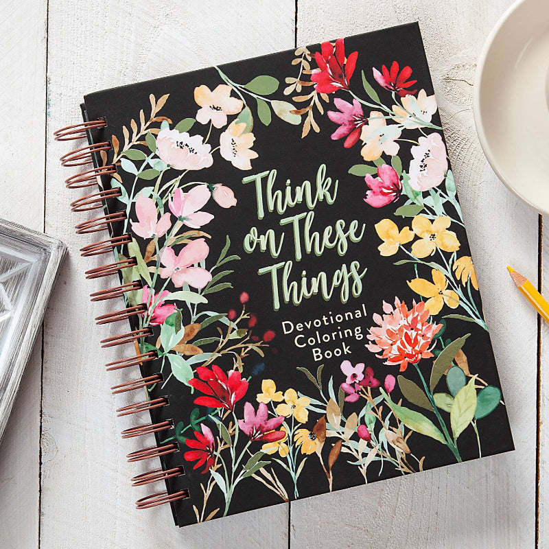 BroadStreet Publishing Group, LLC Think on These Things (Devotional Coloring Book)