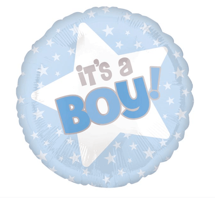 Burton and Burton Balloons It's a Boy Balloon