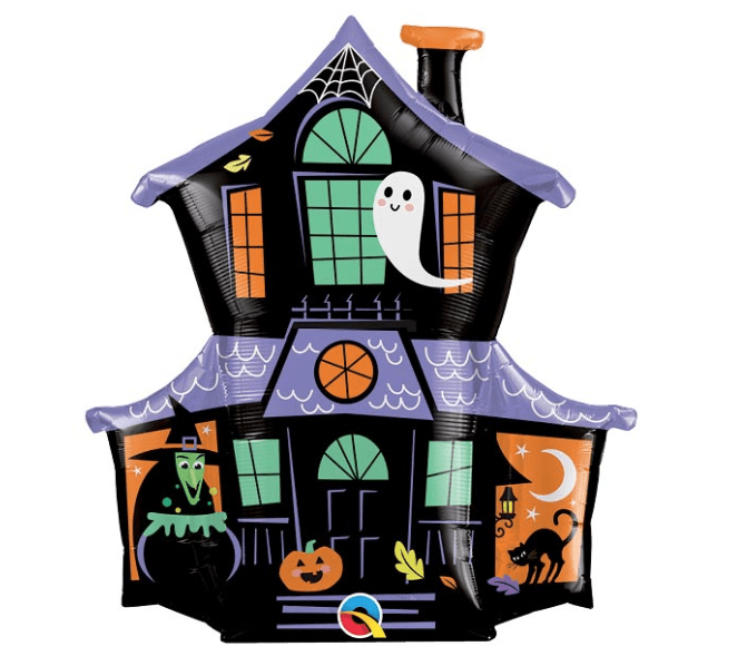 burton + Burton Halloween Haunted House Balloon